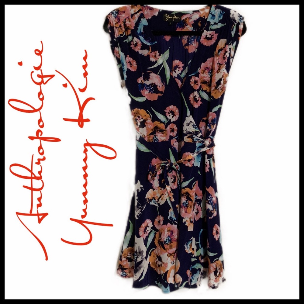 Anthropologie Yumi Kim Silk Wrap Dress NWOT